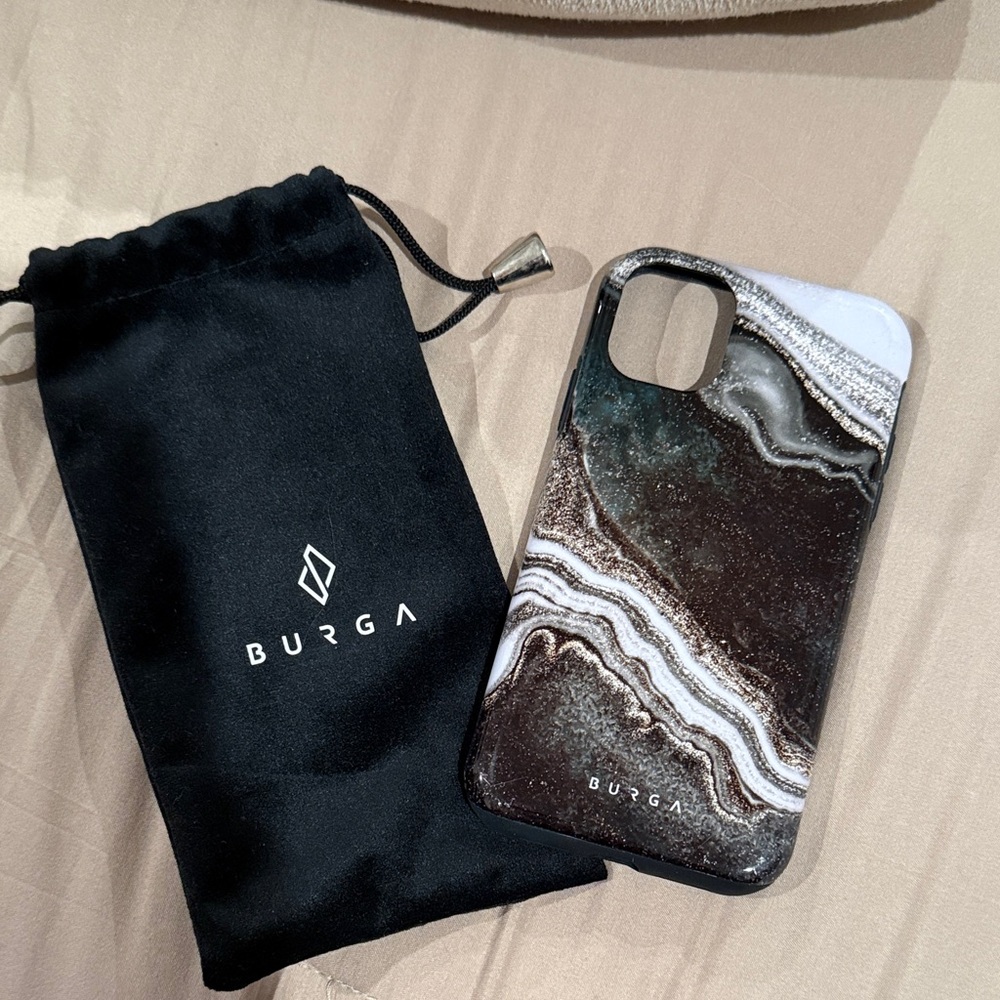 Burga Black and Brown Swirl iPhone 11 Case
